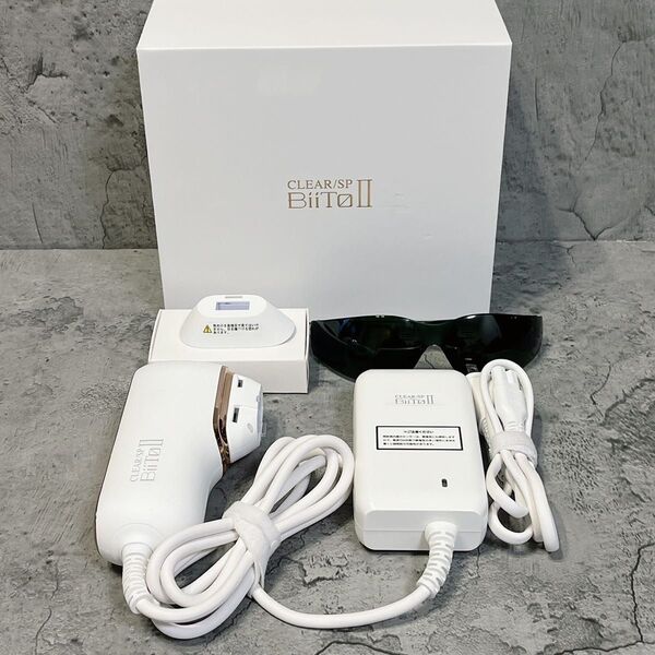 美品 BiiTo Ⅱ CLEAR SP コラーゲンフィルター 脱毛器 美顔器