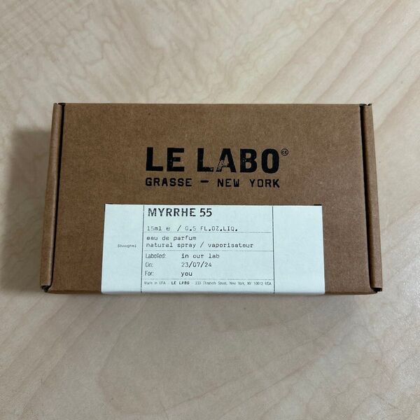LE LABO ルラボ ミルラ 55 15ml 上海
