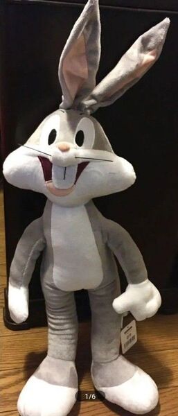 新品 タグ付 バックスバニー Bugs Bunny ルーニーチューンズ ワーナー Looney Tunes 大きめ ぬいぐるみ