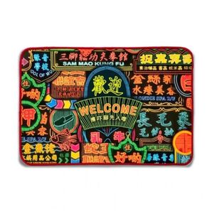 【住好 G.O.D.】香港限定 ドアマット ネオン柄