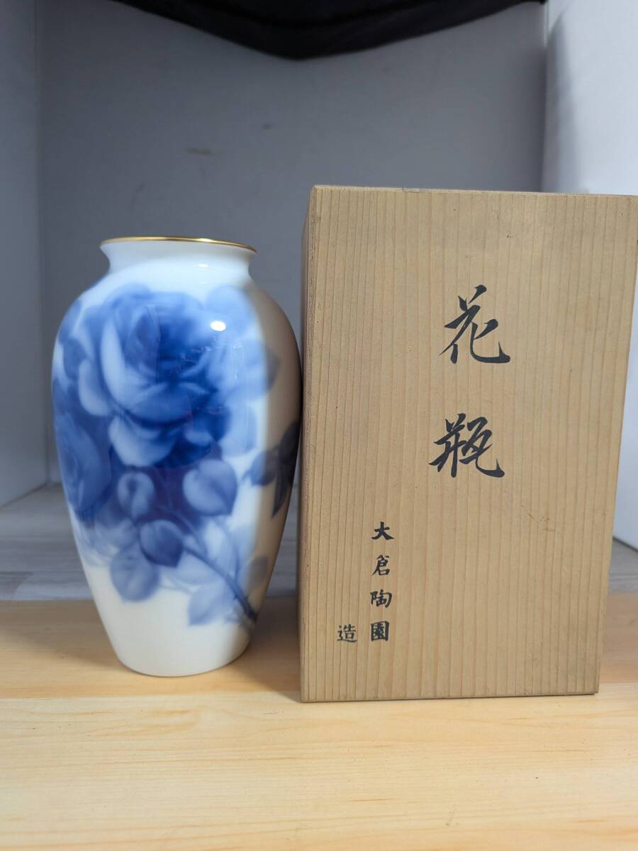 Yahoo!オークション -「大倉陶園ブルーローズ 花瓶」の落札相場 Yahoo!オークション -「大倉陶園ブルーローズ 花瓶」の落札相場