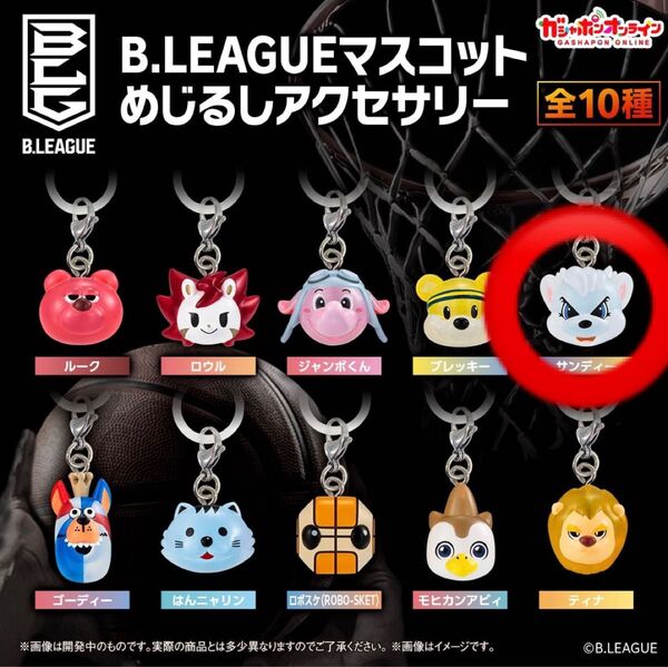 バスケ BLeagueマスコット ガチャ サンディー めじるしアクセサリー