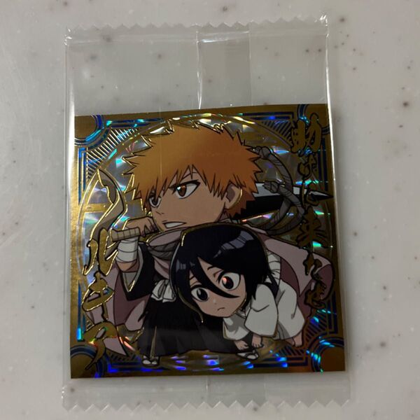 BLEACH にふぉるめーしょん シールウエハース シークレット 黒崎一護&朽木ルキア