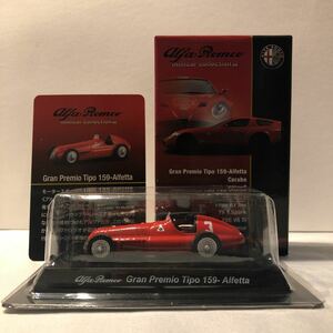 京商 1/64 Alfa Romeo Ⅲ Gran Premio Tipo 159 #3 Alfetta アルファロメオ アルフェッタ 赤色 レッド ミニカー モデルカー