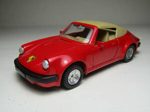 PORSHE 911 SC (930) ２代目 Carrera 1/36 ポルシェ カブリオレ Cabriolet クローズドトップ ワイドタイヤ ビンテージ FLAT6 当時物 美品Ⅱ