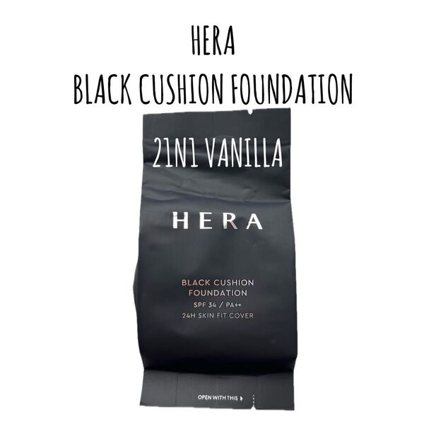 【 HERA 】 21N1 レフィル NEW ブラッククッションファンデーション ヘラ クッションファンデ ファンデーション