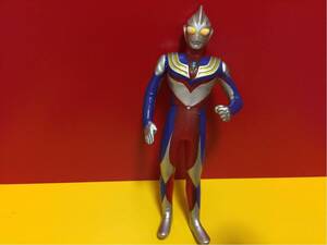 「大決戦! 超ウルトラ8兄弟」 ウルトラヒーローシリーズSP ウルトラマンティガ クリアレッドラメバージョン BANDAI 2000年製 約 16.5cm