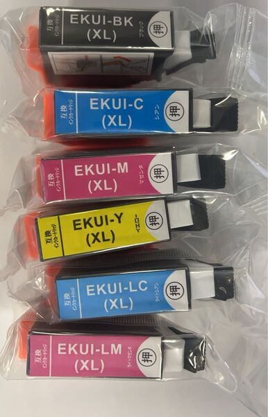 KUI-6CL-L 増量 6個自由選択 エプソン 用 互換 インクカードリッジ