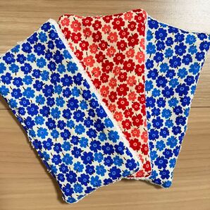 ハンドメイド タオルハンカチ 3枚セット