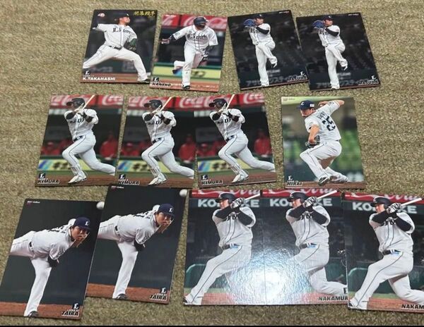 埼玉西武ライオンズ LIONS プロ野球チップスカード プロ野球チップス カルビー
