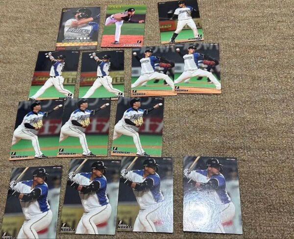 北海道日本ハムファイターズ FIGHTERS プロ野球チップスカード カルビー