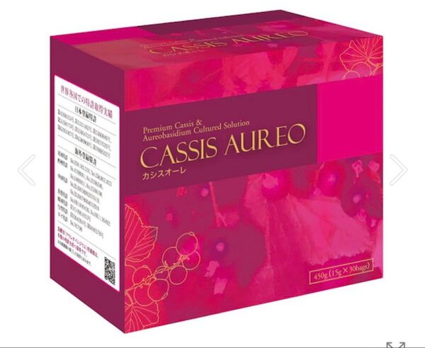 アウレオ カシスオーレ450g (15g×30袋) 1袋に63mgのβグルカンを含有 黒酵母(アウレオバシジウム)培養液