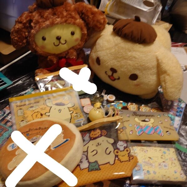 ポムポムプリン ぬいぐるみ まとめ売り ポーチ 筆箱 サンリオ マスコット グッズ グッズセット