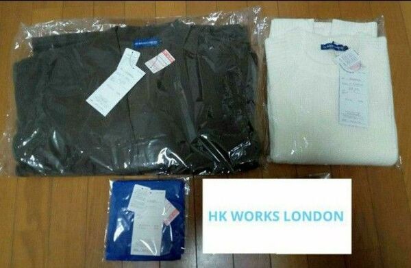 HK WORKS LONDON カーディガン・ニットプルオーバー・ハンドタオル M 長袖