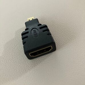 microHDMI 変換アダプター