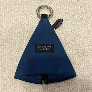 STANDARD SUPPLY キーリングコインケース ネイビー ミニポーチ
