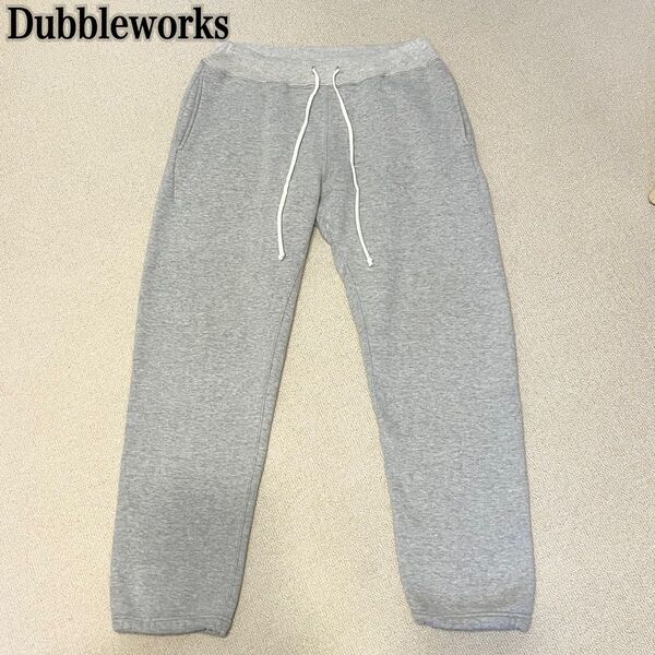 Dubbleworks ダブルワークス コットンスウェットパンツ グレーM