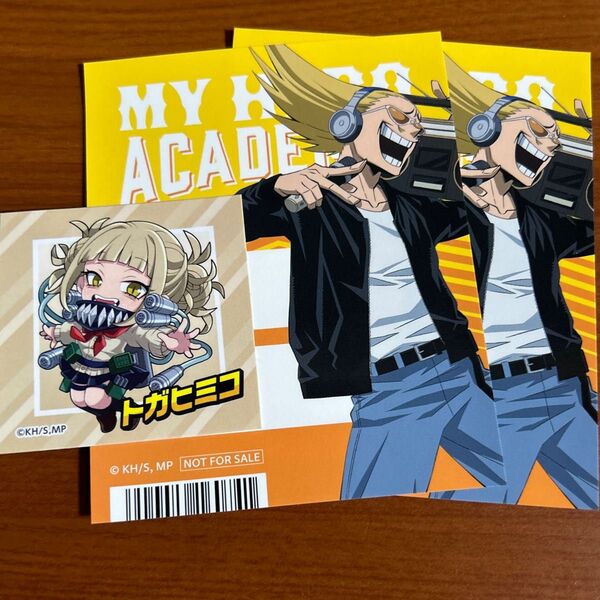 ヒロアカ アニメイト特典×2 プレゼントマイク GIGO ステッカー トガヒミコ