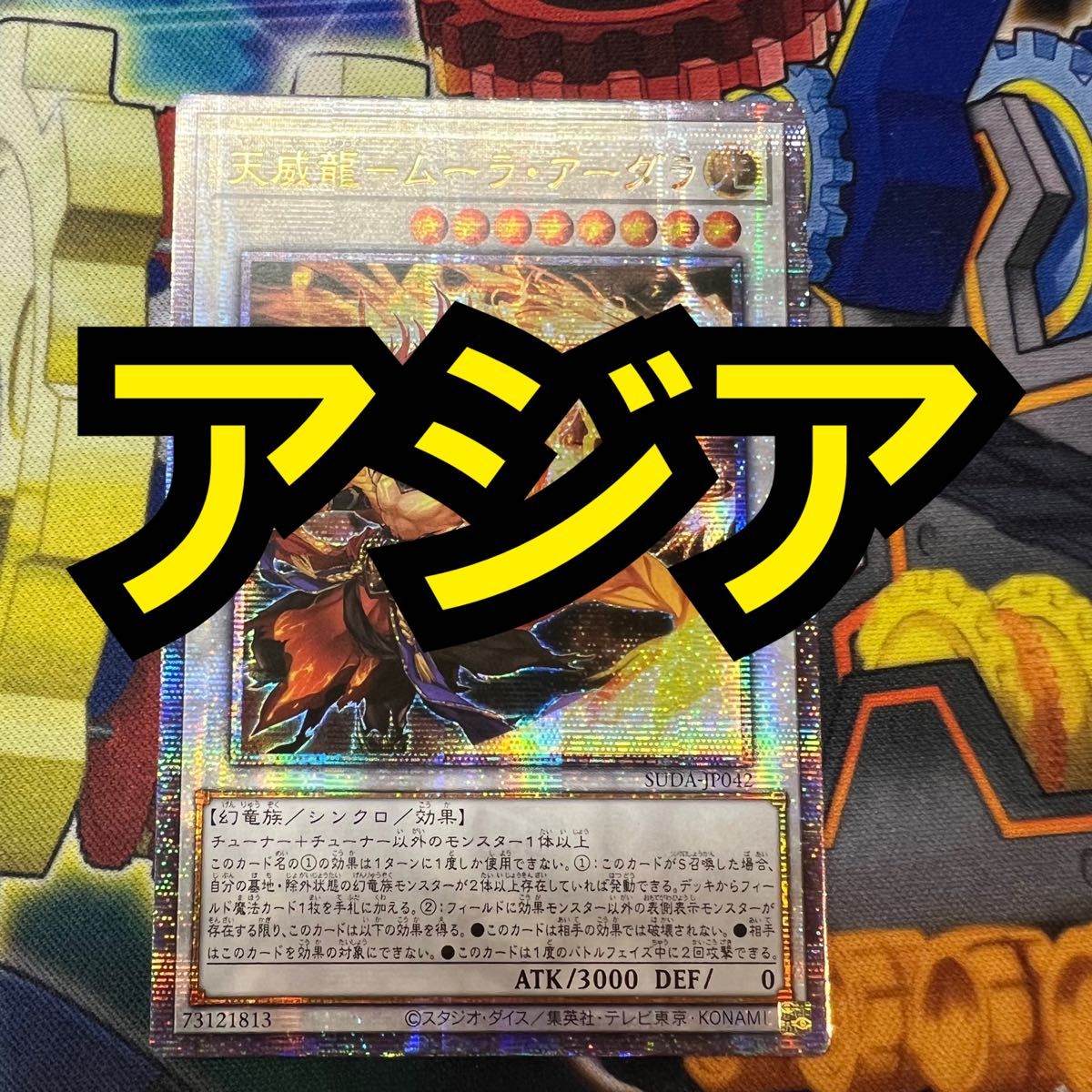 【送料無料/新品】 希少 新品未開封 天威龍ムーラ・アーダラ WCQ2025プレイマット 遊戯王OCG デュエルモンスターズ