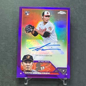 【250枚限定】藤浪晋太郎直筆サインカード2023 Topps Chrome Update AC-SF