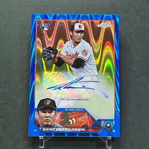 【150枚限定】藤浪晋太郎直筆サインカード2023 Topps Chrome Update AC-SF