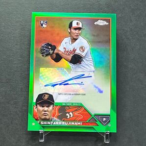 【99枚限定】藤浪晋太郎直筆サインカード2023 Topps Chrome Update AC-SF