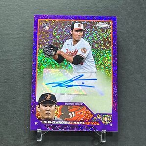 【299枚限定】藤浪晋太郎直筆サインカード2023 Topps Chrome Update AC-SF