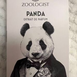 未使用品 ズーロジスト パンダ PANDA ZOOLOGIST EXTRAIT DE PARUFUM 動物 サンプル 2ml