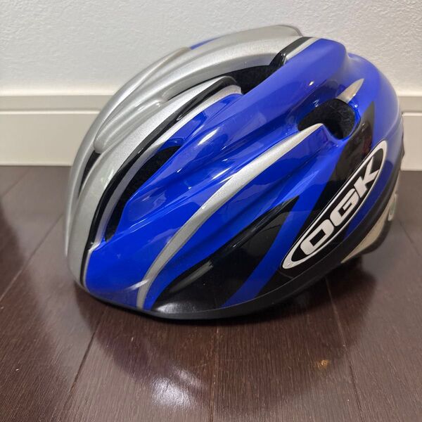 OGK 児童用ヘルメット ブルー 54〜56cm