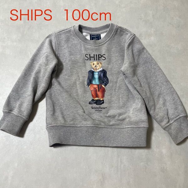 SHIPS シップス テディベアコラボトレーナー 100cm