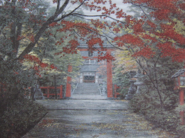 Lord Shibusawa, [The Way - Autumn Sorrow], From a rare collection of framing art, New frame included, In good condition, postage included, Painting, Oil painting, Nature, Landscape painting