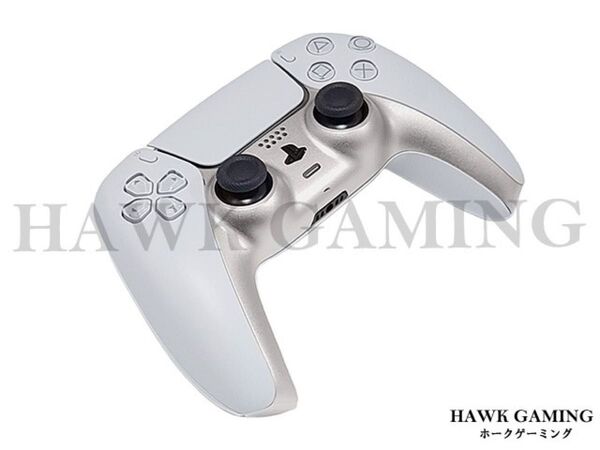 PS5 DualSense ワイヤレス コントローラー シェル カバー マッドシルバー SONY 簡単カスタム デュアルセンス