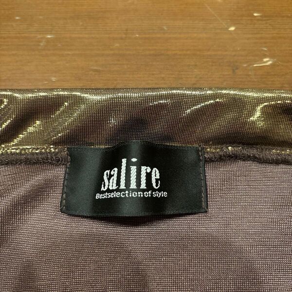 チューブトップ salire ゴールド M