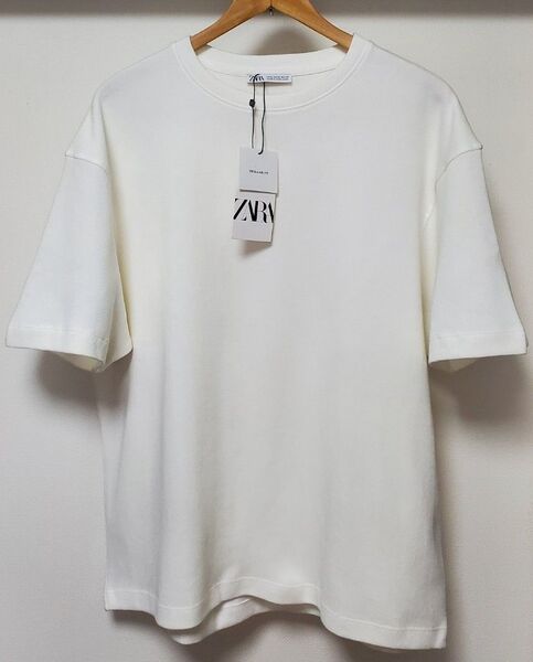ZARA SOFT-TOUCH リブ Tシャツ Mサイズ 2025年