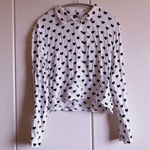 H&M*ハート柄ブラウス