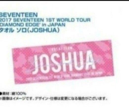 SEVENTEEN diamond edge コンサートグッズ ジョシュアタオル タオルマフラー