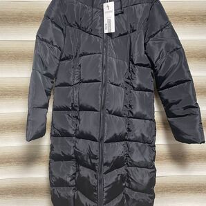 タグ付 LUXE FELL フード ロング ダウン ジャケット 5XLブラック