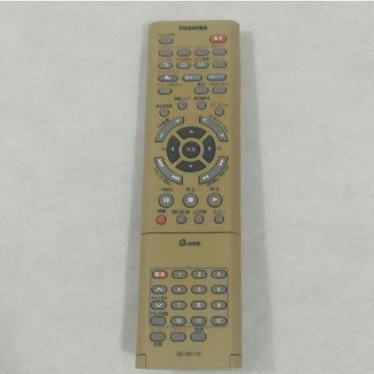 TOSHIBA 東芝 テレビ VTR DVD リモコン SE-R0110 多機能