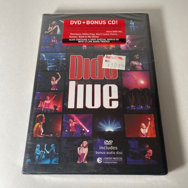 未開封 DIDO/Live 輸入盤 DVD+CD 2枚組 ダイド
