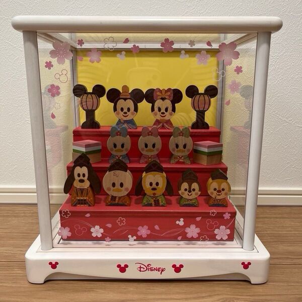 ベルメゾン ディズニー Disney KIDEA&BLOCKひなまつり おひなさまディスプレイケース「ミッキーモチーフ」セット