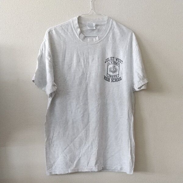 Port and Company Tシャツ薄い灰色 Mサイズファッション