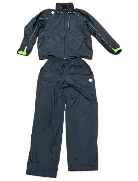 DESCENTE HEAT NAVI デサント ジャージ上下 フード未使用 セットアップ 防寒