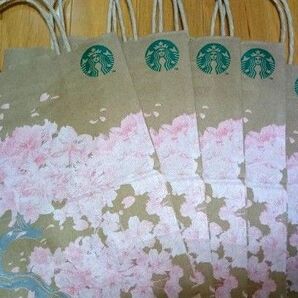 スターバックス 紙袋 ショッパー SAKURA さくら 桜 5枚