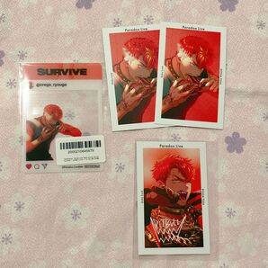 パラライ 凌牙 Gプリ SNS風クリアカード Survive