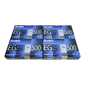 Scotch ベータ ビデオテープ L-500 EHG 4本セット