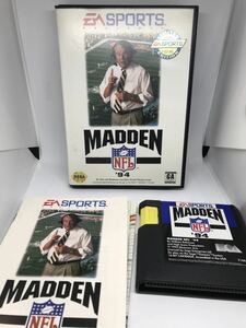 【MADDEN NFL '94】 北米版セガ ジェネシス用ソフト ④