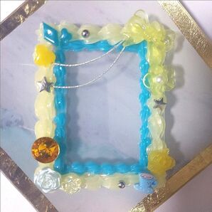 ホイップデコ トレカケース 黄色 青緑