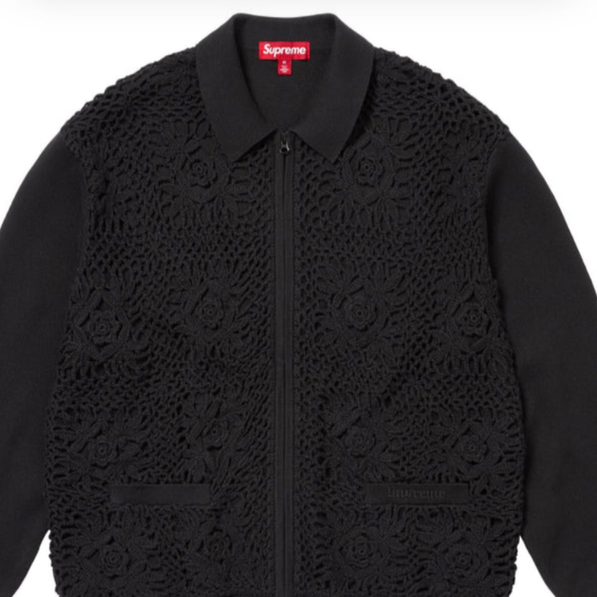 Supreme Crochet Zip Up Cardigan Black|Yahoo!フリマ(旧 Supreme Crochet Zip Up Cardigan Black|Yahoo!フリマ(旧