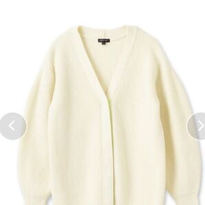 美品!INDIVI 配色デザイン カーディガン
