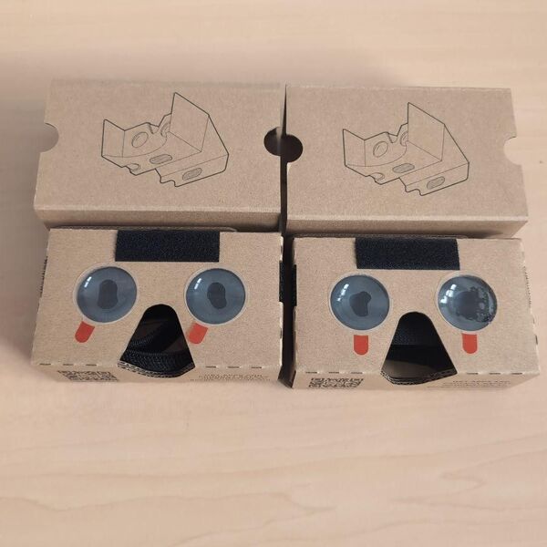 Google Cardboard 2パック VRヘッドセット 3Dボックス